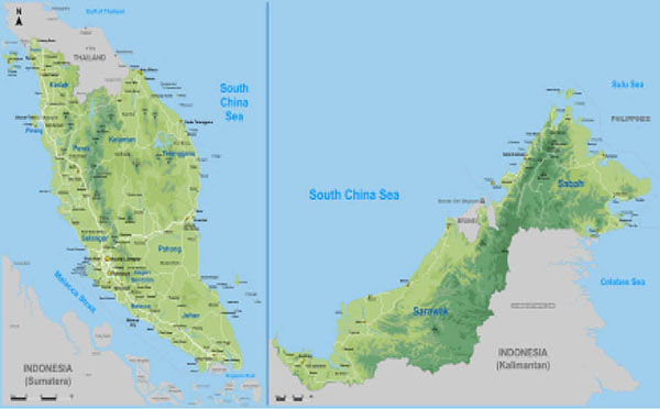 malaysia map malaysia map