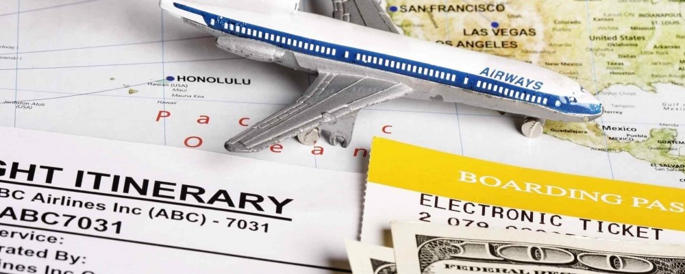usa-intinerary-plane-ticket نرخ بلیط چارتری