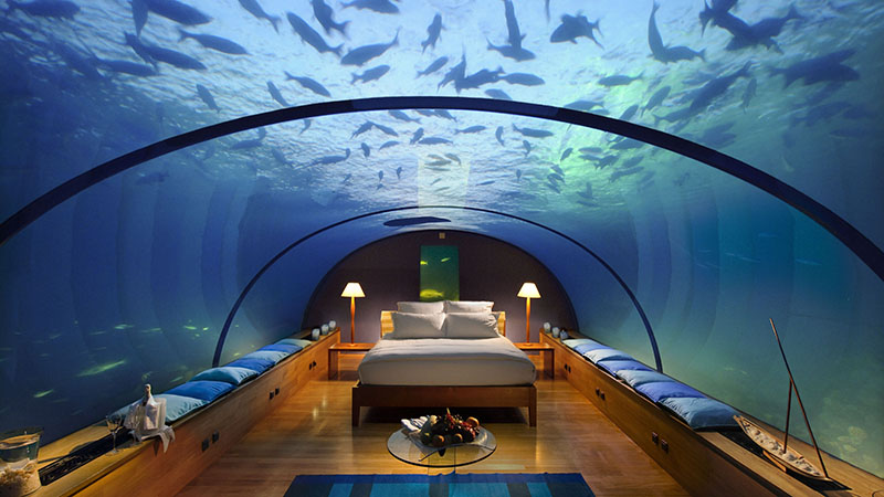 conrad maldives underwater suite night conrad maldives underwater suite night