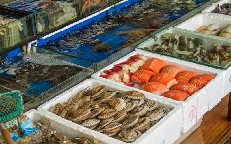غذاهای دریایی پاساژ چین غذاهای دریایی پاساژ چین