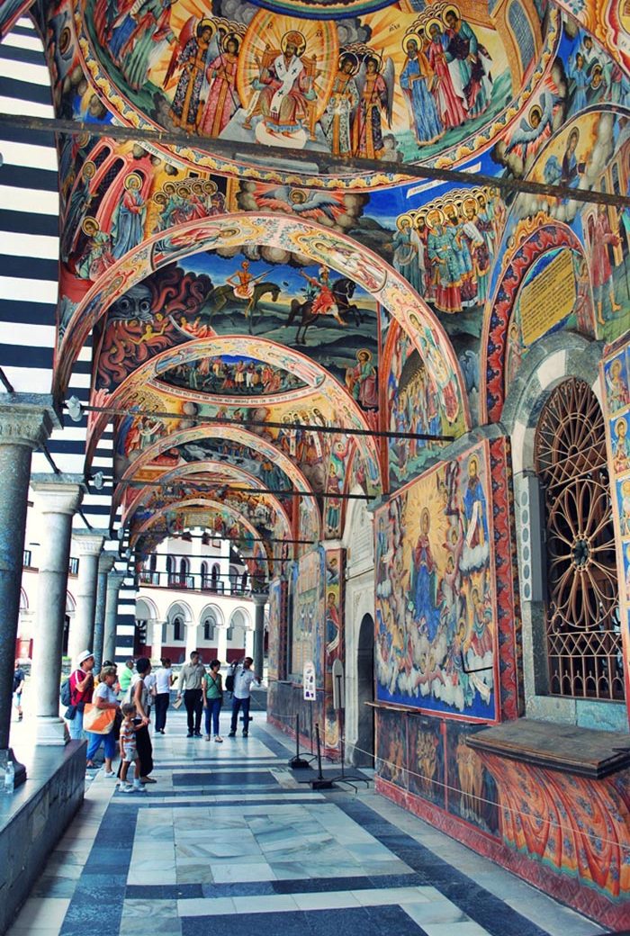 نقاشی های صومعه ریلا در بلغارستان نقاشی های صومعه ریلا در بلغارستان