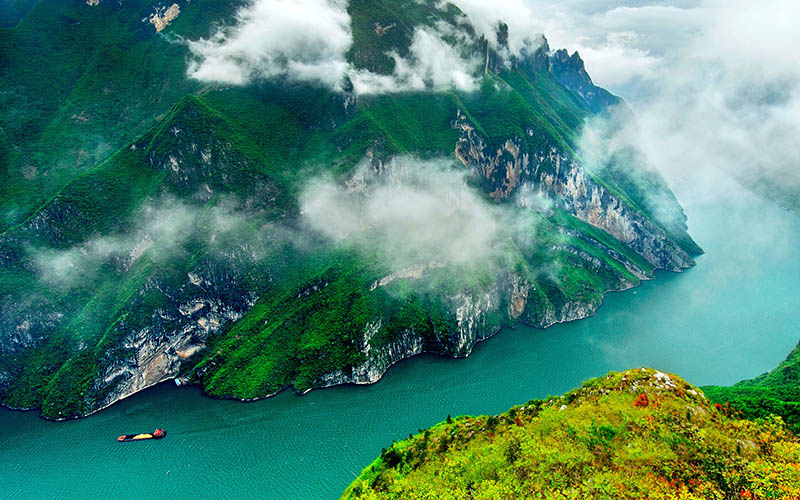رودخانه YANGTZE رودخانه YANGTZE