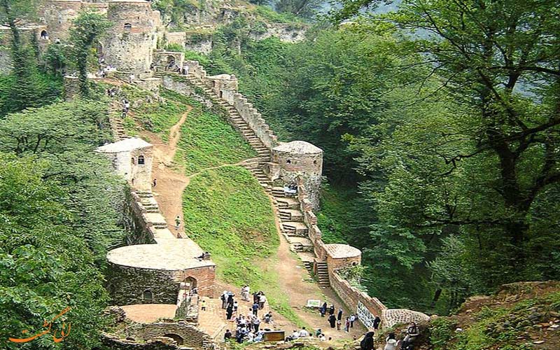 مسیر قلعه رودخان مسیر قلعه رودخان