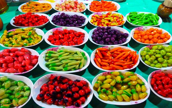 میوه های یکشنبه بازار چیانگ مای میوه های یکشنبه بازار چیانگ مای