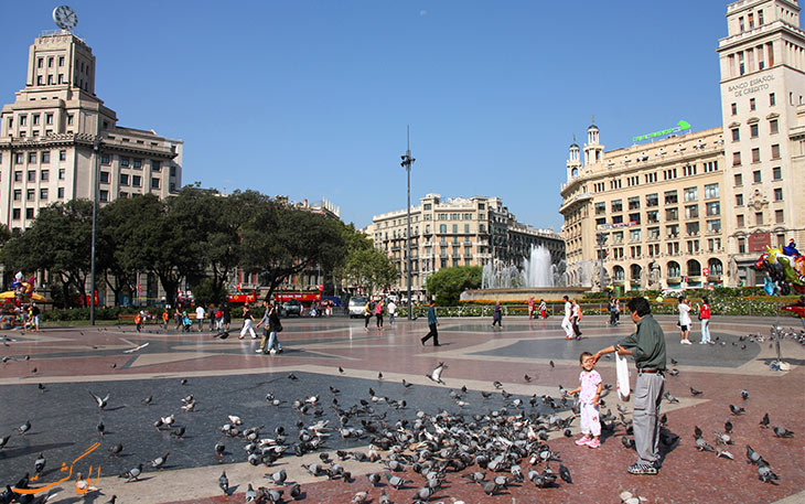 میدان معروف بارسلونا میدان معروف بارسلونا