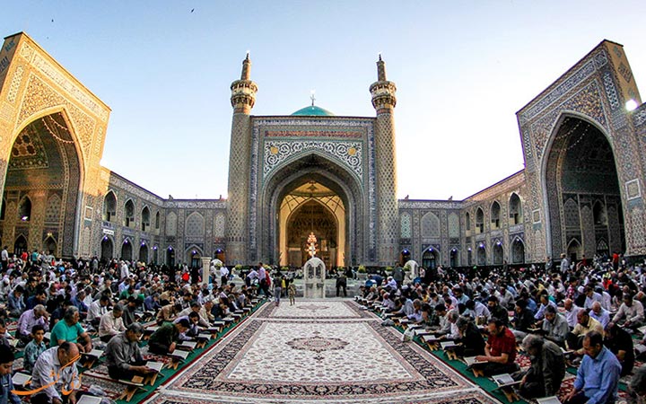 مراسم مذهبی در مسجدگوهرشاد مراسم مذهبی در مسجدگوهرشاد