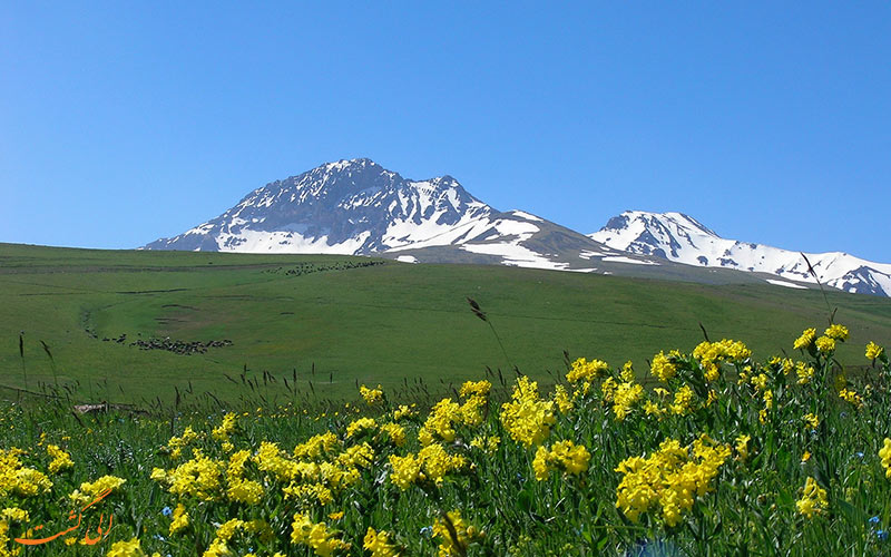 نمایی از قله آراگاتس ارمنستان نمایی از قله آراگاتس ارمنستان