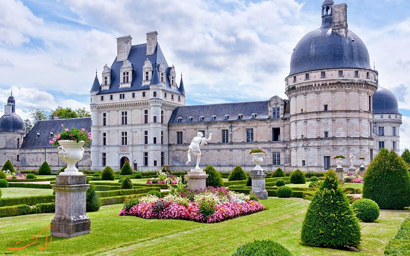 محوطه کاخ Chenonceau محوطه کاخ Chenonceau
