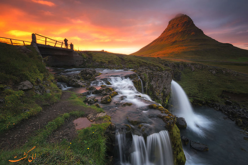 کوه Kirkjufell در ایسلند کوه Kirkjufell در ایسلند