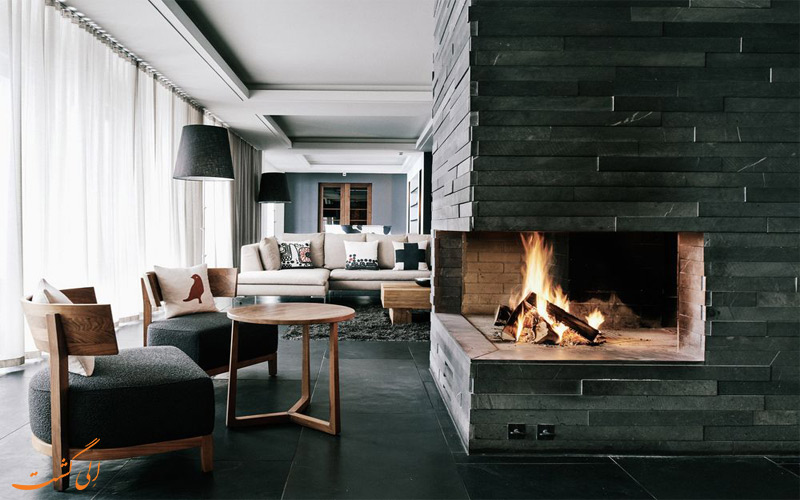 The Cambrian Hotel and SPA Adelboden- eligasht.com شومینه The Cambrian Hotel and SPA Adelboden- eligasht.com شومینه