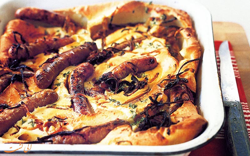 غذای Toad in the Hole غذای Toad in the Hole