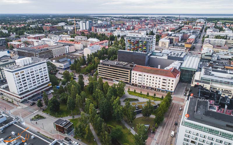 Forenom Aparthotel Oulu Uusikatu- eligasht.com نمای پرنده هتل Forenom Aparthotel Oulu Uusikatu- eligasht.com نمای پرنده هتل