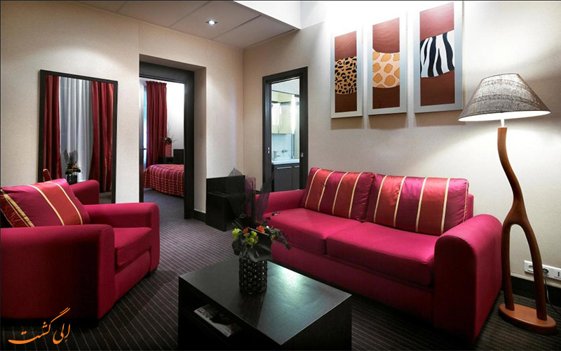 Hotel Gounod Nice- eligasht.com فضای نشیمن سوئیت Hotel Gounod Nice- eligasht.com فضای نشیمن سوئیت