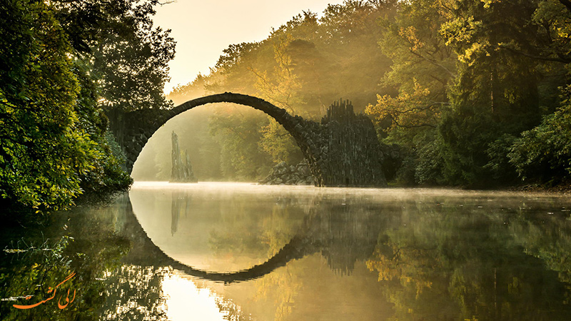 پل Rakotzbrücke پل Rakotzbrücke