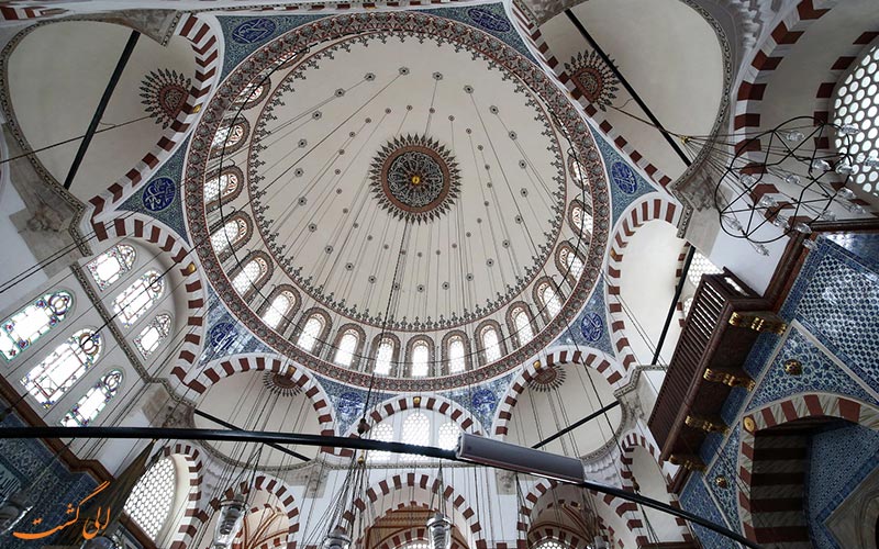 کاشیکاری مسجد رستم پاشا کاشیکاری مسجد رستم پاشا