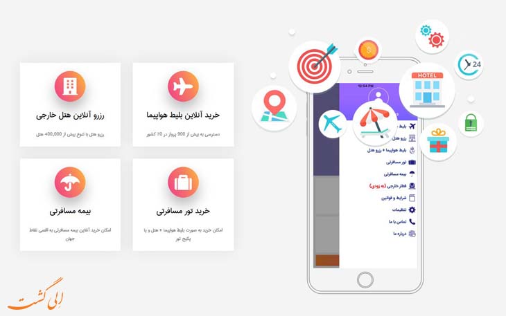 اپلیکیشن الی گشت