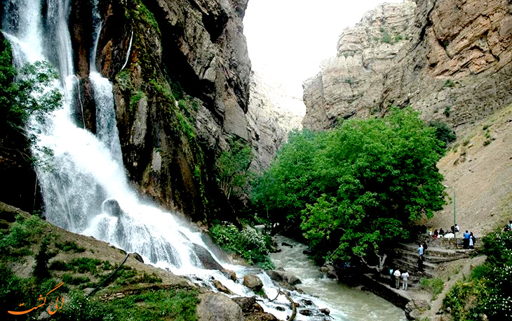 آبشار آب سفید الیگودرز آبشار آب سفید الیگودرز
