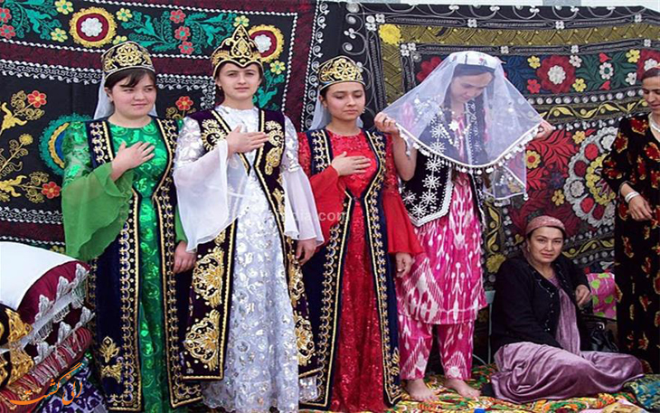 نوع پوشش زنان در تاجیکستان نوع پوشش زنان در تاجیکستان