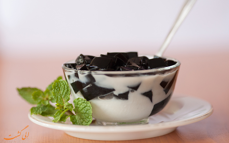 دسر Grass jelly دسر Grass jelly