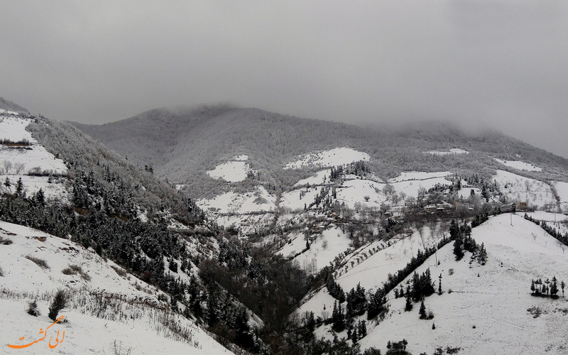 طبیعت زمستانی سیاهرود طبیعت زمستانی سیاهرود