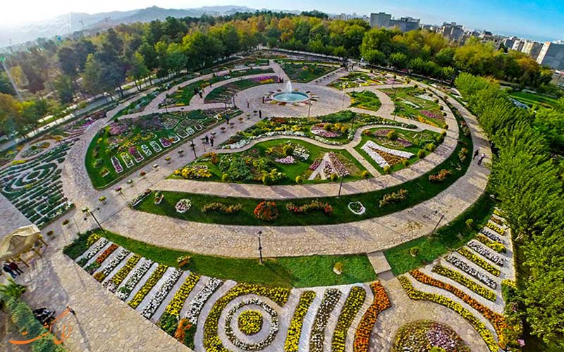 نمایی هوایی از باغ بوتانیکال مشهد نمایی هوایی از باغ بوتانیکال مشهد