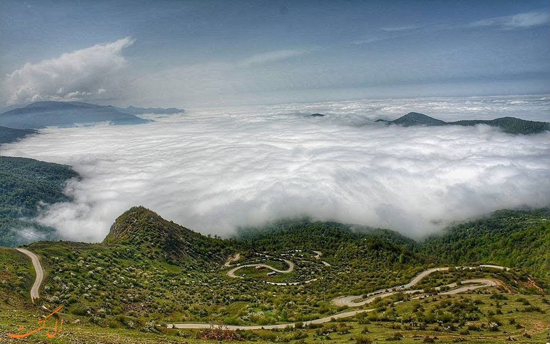 دریای ابر روستای فیلبند دریای ابر روستای فیلبند