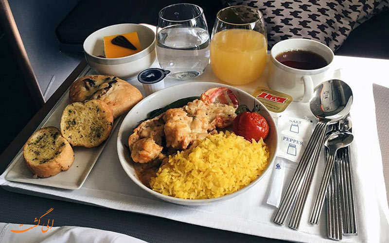 غذای هواپیما