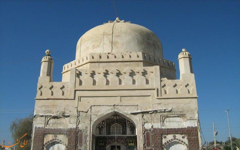 نمای خارجی مقبره سید غلام در چابهار نمای خارجی مقبره سید غلام در چابهار