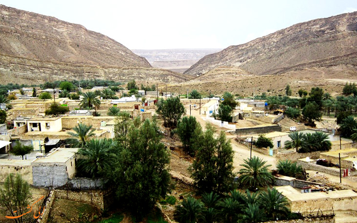 نمایی از روستای بناب در هرمزگان نمایی از روستای بناب در هرمزگان