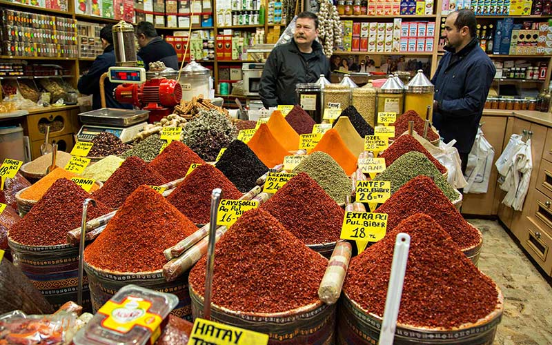 معرفی بازار ادویه استانبول معرفی بازار ادویه استانبول