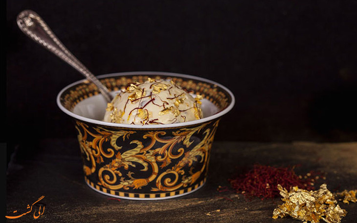 بستنی طلا دبی بستنی طلا دبی