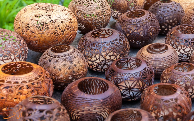 آثار هنری با نارگیل آثار هنری با نارگیل