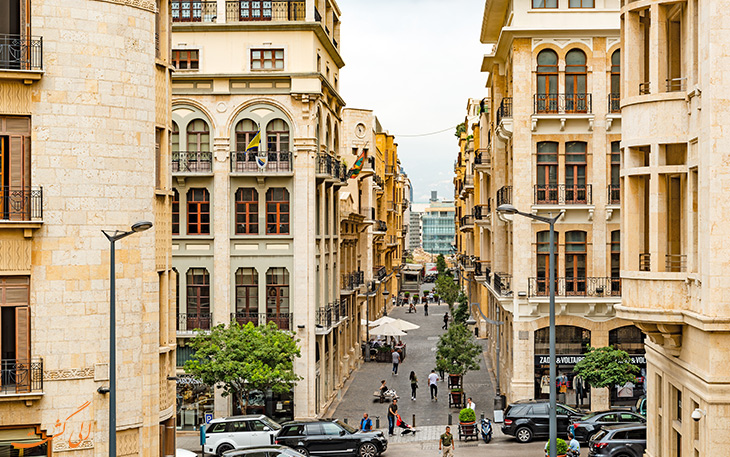 شهر بیروت در لبنان شهر بیروت در لبنان