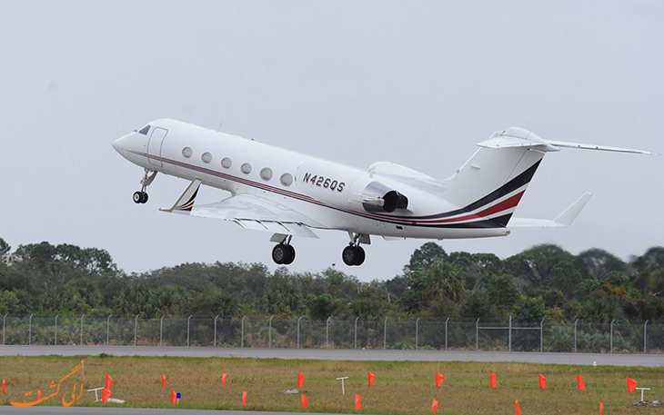 گلف استریم G550 تایگر وودز گلف استریم G550 تایگر وودز