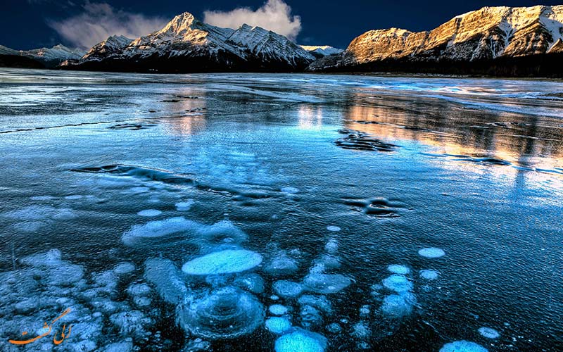 دریاچه ی آبراهام در کانادا | Abraham Lake دریاچه ی آبراهام در کانادا | Abraham Lake