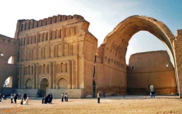 فروریختن طاق کسری و کمک ایران فروریختن طاق کسری و کمک ایران