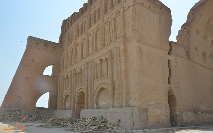 فروریختن طاق کسری و کمک ایران فروریختن طاق کسری و کمک ایران