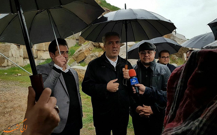 بازدید رئیس سازمان میراث فرهنگی از کرمانشاه بازدید رئیس سازمان میراث فرهنگی از کرمانشاه