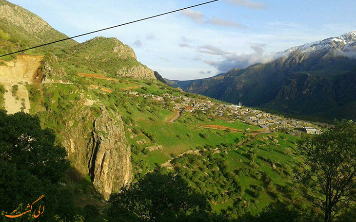 طبیعت بی نظیر روستای دل طبیعت بی نظیر روستای دل