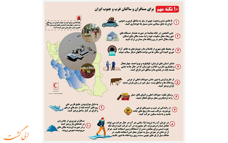نکات ایمنی برای مسافران نوروزی نکات ایمنی برای مسافران نوروزی