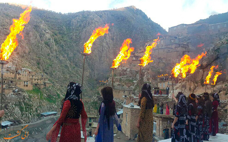 فرهنگ متفاوت چهارشنبه سوری در کردستان فرهنگ متفاوت چهارشنبه سوری در کردستان