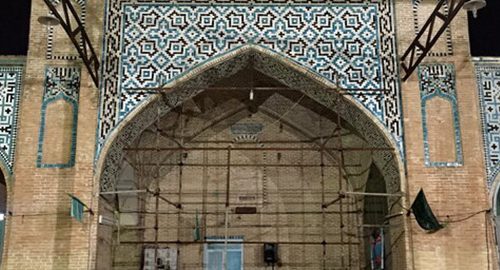کج شدن مسجد دزفول