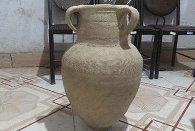 کشف خمره سفالی در شوش
