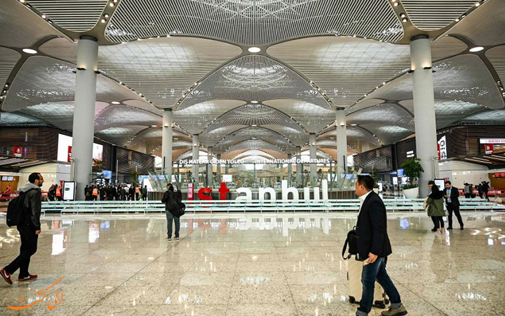 داخل ترمینال فرودگاه جدید استانبول داخل ترمینال فرودگاه جدید استانبول