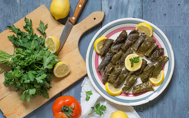 دلمه برگ مو دلمه برگ مو