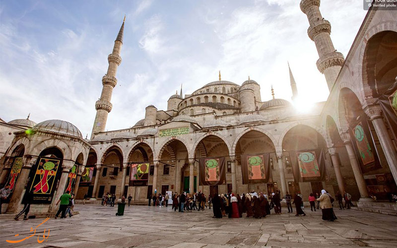 مسجد آبی-تفریحات سفر به استانبول مسجد آبی-تفریحات سفر به استانبول