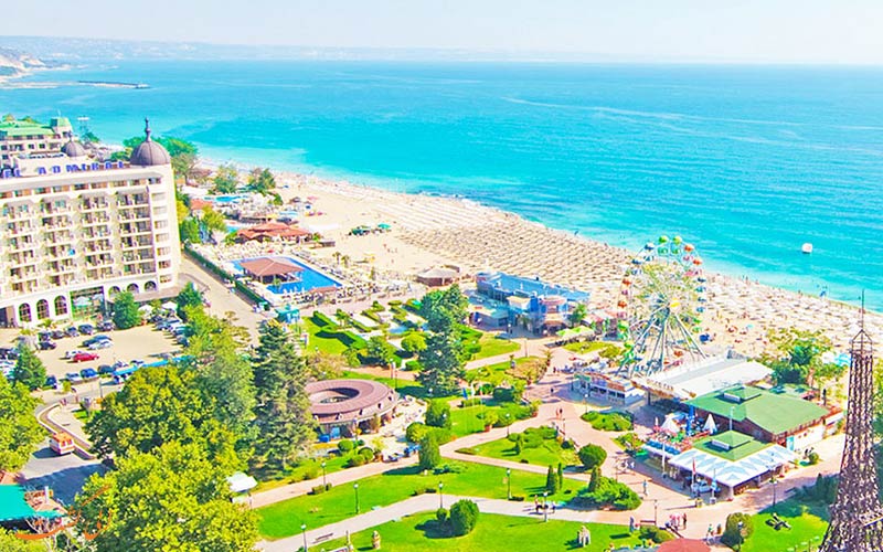 ساحل دریای سیاه در وارنا ساحل دریای سیاه در وارنا
