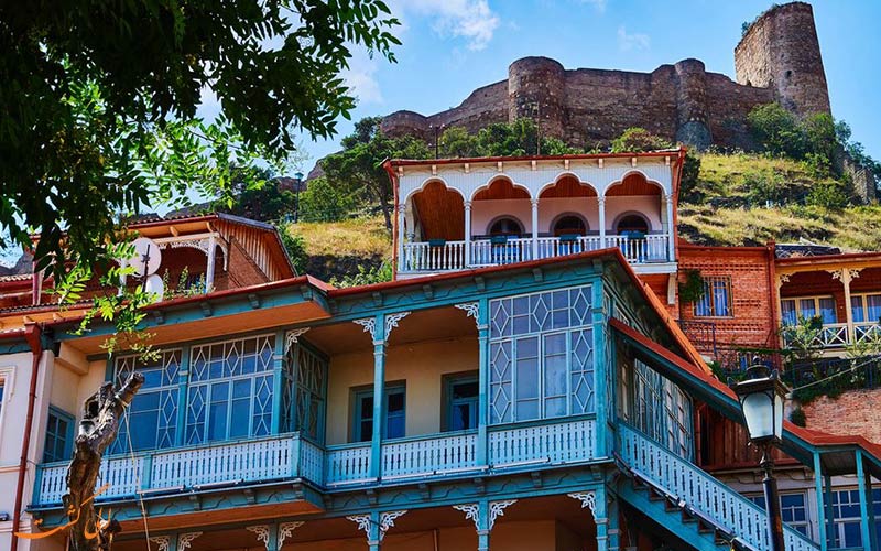 نمایی از شهر قدیمی تفلیس نمایی از شهر قدیمی تفلیس