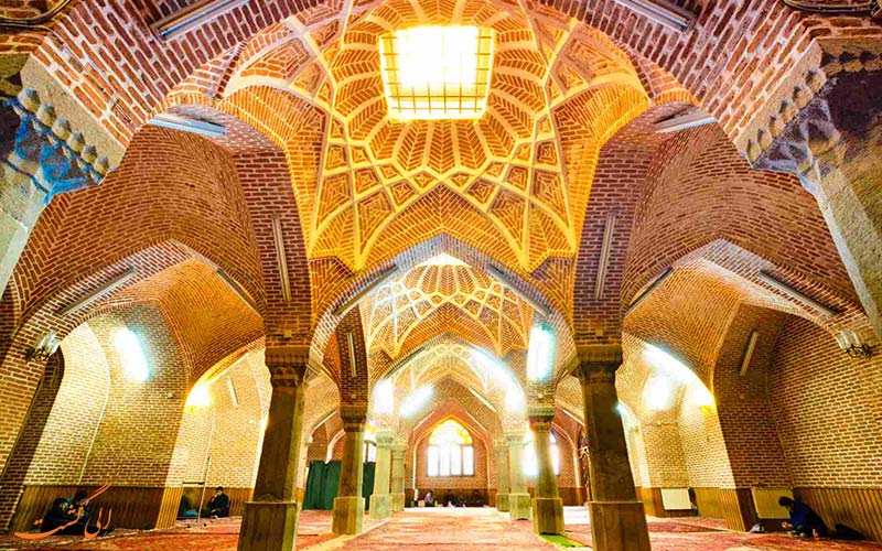 نورپردازی در مسجد جامع تبریز نورپردازی در مسجد جامع تبریز