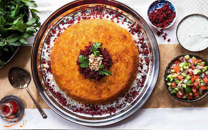 ته چین گوشت ته چین گوشت